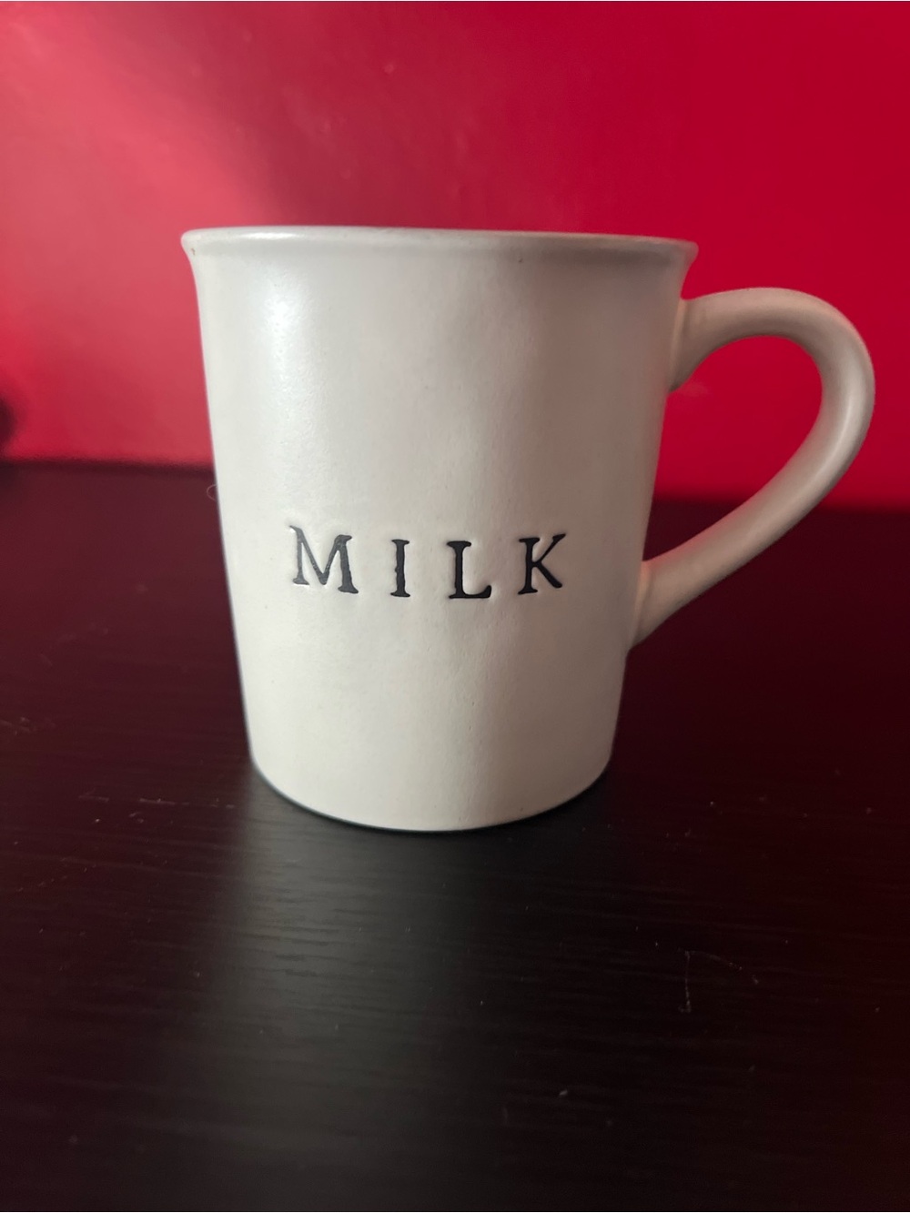 Hearth& Hand White 'MILK' Stoneware Mug - Home Dining